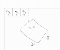 фото thumb №1, Оригінальний номер підкладка скло перед mercedes w222