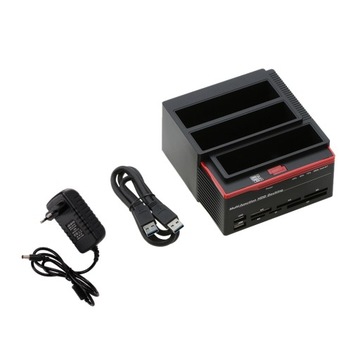 ДОК-СТАНЦИЯ ДВОЙНОЙ USB 3.0 2.5/3.5 IDE SATA