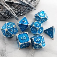Набор пророчества дракона из 7 металлических костей RPG