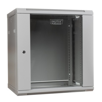 Подвесной шкаф RACK 19 дюймов, 12U, 450 мм, серый