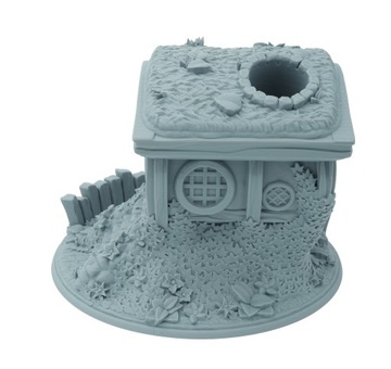 Green Hill - башня для игры в кости - GreenHill Dice Tower Светло-серый