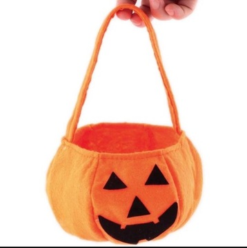 STRÓJ CZAROWNICY WIEDŹMA HALLOWEEN KOSTIUM PAJĘCZARKA DYNIA KOSZYK+ MIOTŁA