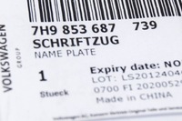 фото thumb №8, Vw transporter v емблема na задня кришка багажника новий оригінальний 7h98536