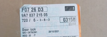 ЗАМОК ДВЕРИ PORSCHE ПЕРЕДНИЙ СЛЕВА