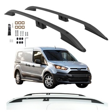 фото thumb №1, Рейлінги дахові чорні ford transit connect рік od 2014 do 2022 l1 короткий