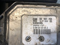 фото thumb №5, Блок керування набір стартовий opel vectra b 1.8 55351703