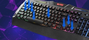 НАБОР ИГРОВОЙ КЛАВИАТУРЫ С ПОДСВЕТКОЙ ИГРОВОЙ МЫШИ