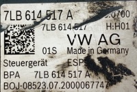 фото thumb №8, 3 насос блок управления abs vw transporter t6 7lb614517a