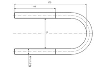 фото thumb №1, Скоба ресора cybant m14x1.5/74x175
