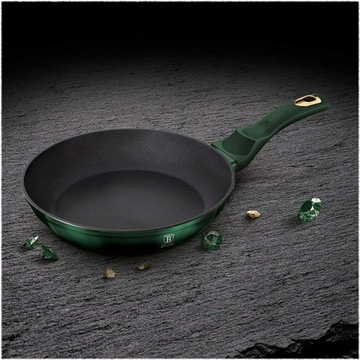 Zestaw 3 patelni tytanowych BERLINGER HAUS Metallic Emerald BH-6167
