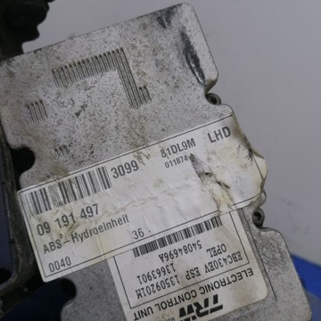 фото thumb №6, Opel signum блок керування насос abs 13509201m