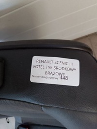 фото thumb №7, Renault scenic iii сиденье задняя средний