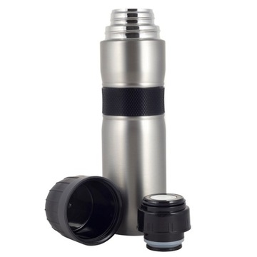 KUBEK TERMICZNY TERMOS STALOWY 100% SZCZELNY pojemny bidon KAMILLE 950 ml