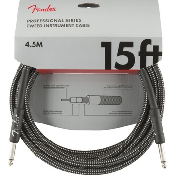 Fender Professional 15 Gray TWD kabel instr 4,5m