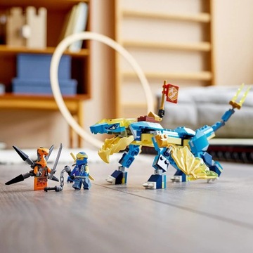 LEGO NINJAGO 71760 ПОДВИЖНЫЕ ГРОМОВОЙ ДРАКОН СОЙКА ЛЕТАЮЩИЕ ВИРМЕР БЛОКИ ДЛЯ ДЕТЕЙ