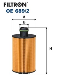 Filtron оригинальный номер 689/2 фильтр масла. Недорого, фото thumb