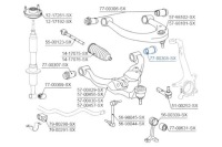 Втулка передний рычага нижний. toyota lc prado 150 09 Оригинал, фото thumb