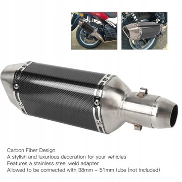 310mm rura tłumika wydechu motocykla uniwersalna
