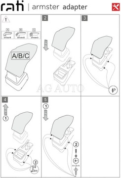 фото thumb №7, Підлокітник з адаптер do citroen c4 iii, 2020- , arm2-black