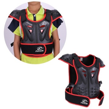 Dziecięca kamizelka ochronna Motocross Chest Green S