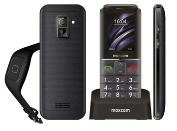 Телефон MAXCOM Comfort MM735 + браслет SOS