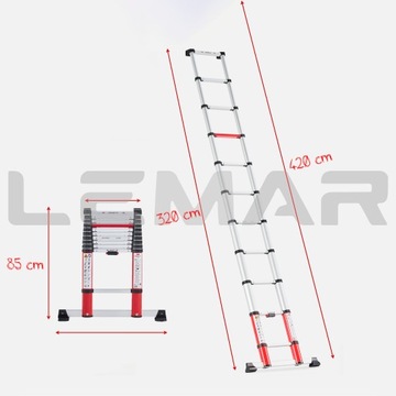 Лестница телескопическая 1x11 SMART UP GO ALTREX