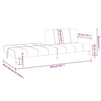 Vidaxl 2-местная заднее сиденье, тёмно-серая, tapicerowana aksamitem Доставка, фото thumb