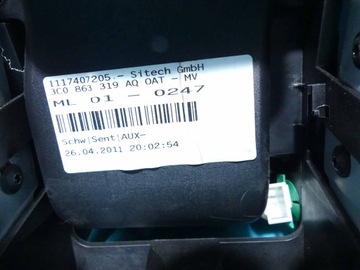 фото thumb №8, Подлокотник туннель vw passat b7 европа