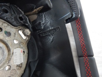 фото thumb №8, Vw golf v caddy passat b6 jetta - кермо obszycie червона nić + стрічка