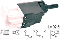 фото thumb №2, Вимикач світла стоп dacia duster logan renault captur clio iii clio
