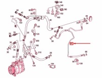 фото thumb №8, Mercedes-benz w639 шланг кондиционера a6398303600 оригинальная запчасть