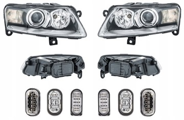 фото thumb №1, Фара лампа audi a6 c6 04-08 hella l+p