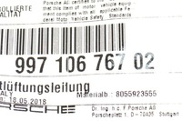 фото thumb №6, Porsche 911 997 3.8i 280kw шланг вентиляционный системы 99710676702