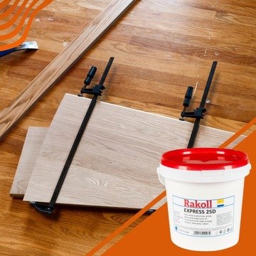 RAKOLL Экспресс-клей 25Д 1кг для плетения лиственных пород Д2 желтый крепкий