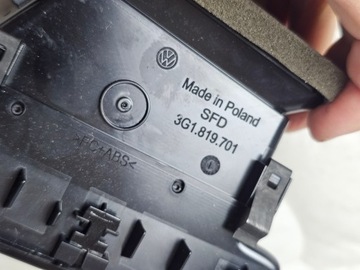 фото thumb №12, Решітка повітропровід рамка dekor захист годинник манометр планка vw passat b8