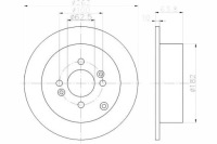 фото thumb №1, Тормозные диски тормозные 2szt hyundai задняя getz 03 i20 08-