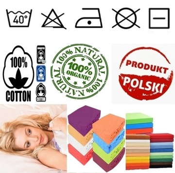 PRZEŚCIERADŁO FROTTA Z GUMKĄ 120x200 GRUBE POLSKIE