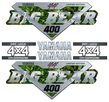 Naklejki quad YAMAHA Big Bear ! Do wyboru 350 400