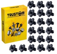 фото thumb №1, 20x застібки кліпси 8mm підкрилки підскло решітка порогів захист honda mitsubishi