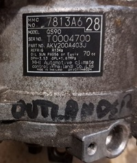 фото thumb №10, Mitsubishi outlander 3 iii 2.2 di-d компрессор кондиционера 7813a628