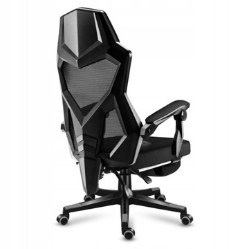 Игровое кресло Gamer, подставка для ног, регулируемая спинка, Huzaro Combat 3.0 Carbon
