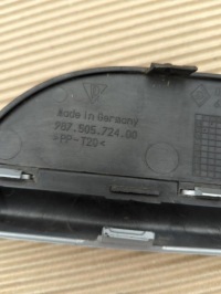 фото thumb №9, Правая решётка заглушка решётка радиатора бампера перед 987505724001 porsche cayman 987