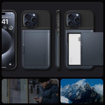 Чехол для iPhone 15 Pro, Spigen Slim Armor CS, чехол, чехол, чехол, чехол