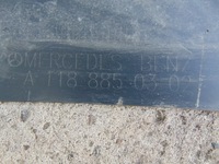фото thumb №16, Накладка спойлер дифузор бампера задня mercedes cla w118 a1188850302