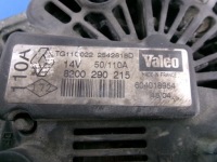 Renault megane 2 1.9dci генератор 8200290215 valeo 2542818d 110a Недорого, фото thumb