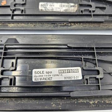 фото thumb №10, Bmw f34 f36 планки пороговые накладки перед зад комплект m набор