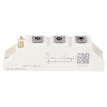ТИРИСТОРНЫЙ МОДУЛЬ УПРАВЛЕНИЯ SKKT106/16E 1600 В