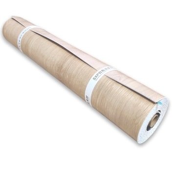 Самоклеящаяся виниловая плитка Wood Light бежевая 60х300 см в рулоне