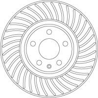 фото thumb №1, Диск тормозная audi a4 allroad b9, a4 b9