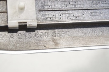 фото thumb №10, Планка крыльев левый зад mercedes c215 w215 cl500 c744 2156900562 хром